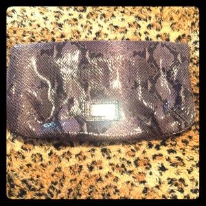 Nine West Faux Snake 🐍 Skin Clutch